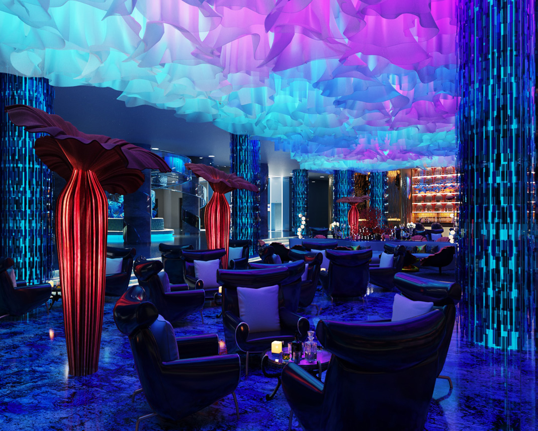 海滩度假概念酒店餐厅Oceanholic Hotel 度假 主题餐厅 梦幻 氛围 logo设计 vi设计 空间设计 视觉餐饮