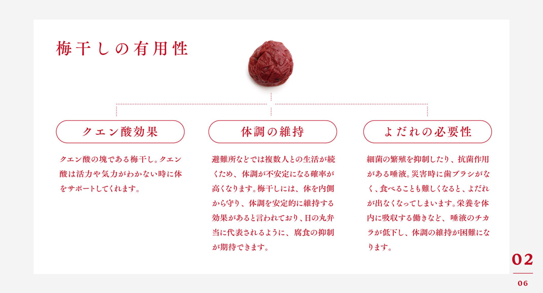 日本极致的梅干“备梅” 灾害时的护身符 日本 字体设计 红色 包装设计 广告设计 logo设计 vi设计 空间设计