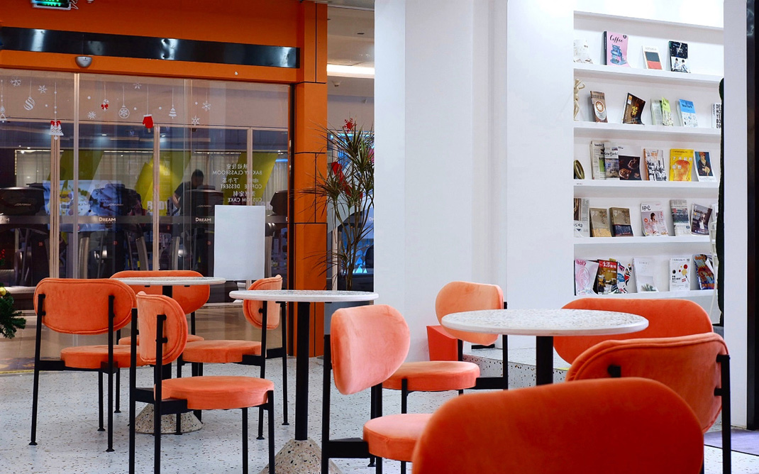 奶油鲜活橙咖啡店fika rum 深圳海上世界 咖啡店 橙色 网红店 logo设计 vi设计 空间设计
