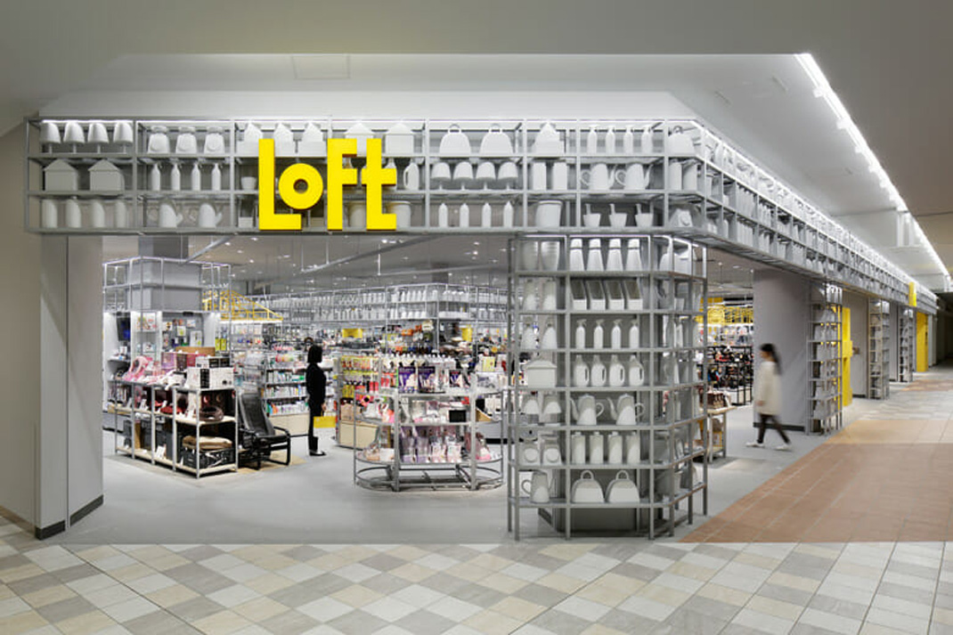 LOFT店铺空间 日本 LOFT 店铺 阵列空间 logo设计 vi设计 空间设计