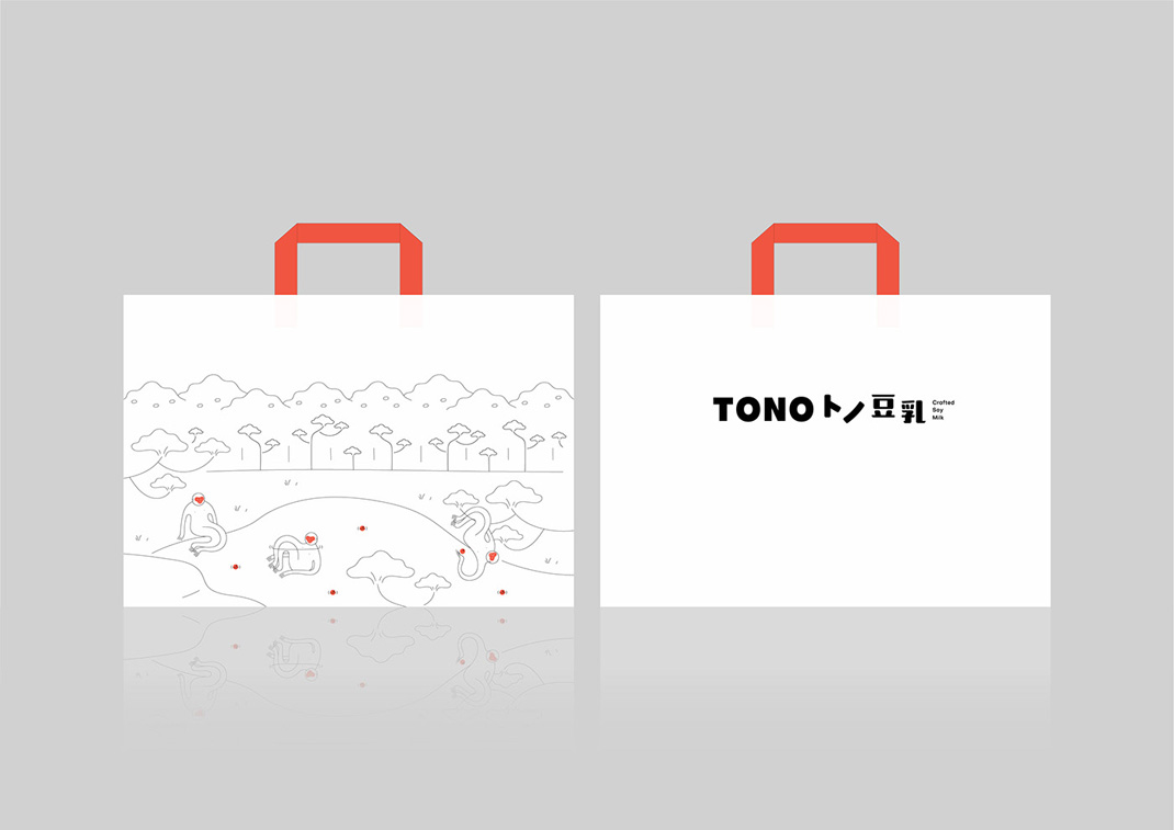 诺豆乳 日本 饮品 插画 插图 包装设计 logo设计 vi设计 空间设计