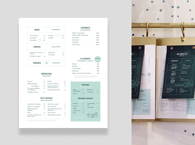 法国手工糕点菜单，墨西哥 | Designer by Firmalt Agency