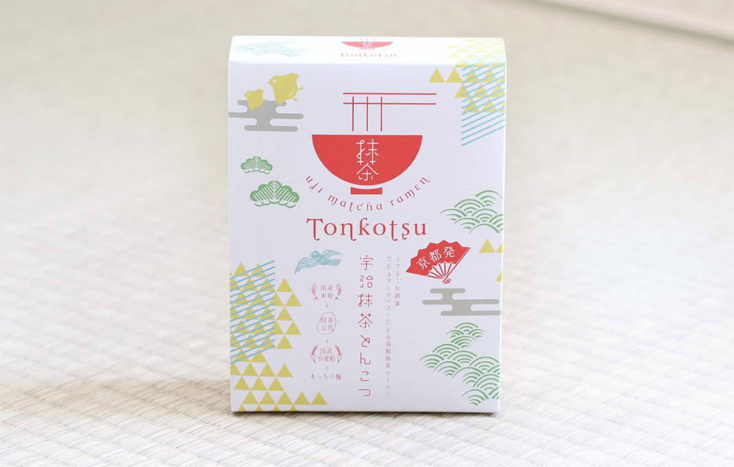 抹茶拉面包装设计 日本 包装设计 插画 插图 logo设计 vi设计 空间设计