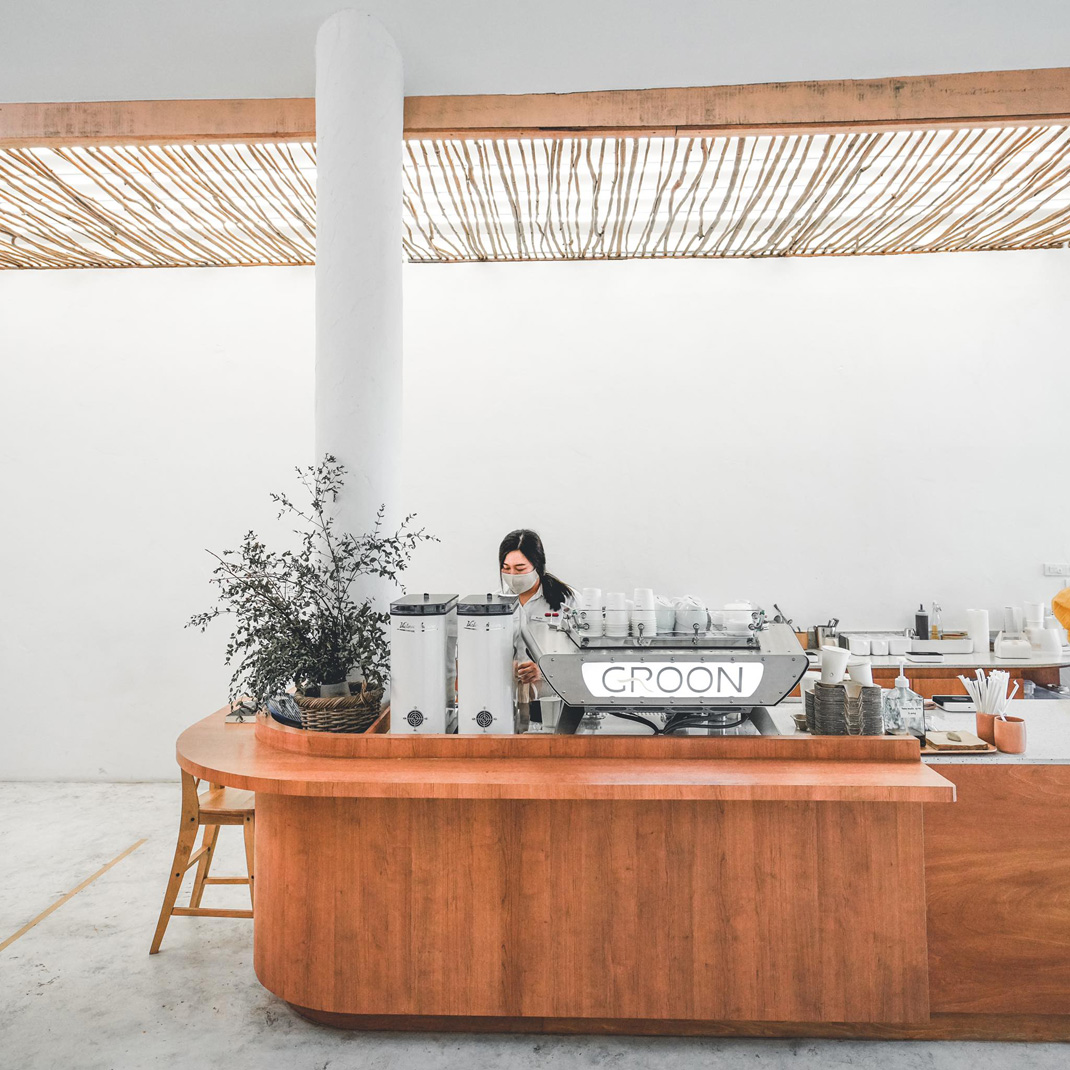咖啡馆Groon 泰国 清迈 咖啡馆 精致 logo设计 vi设计 空间设计