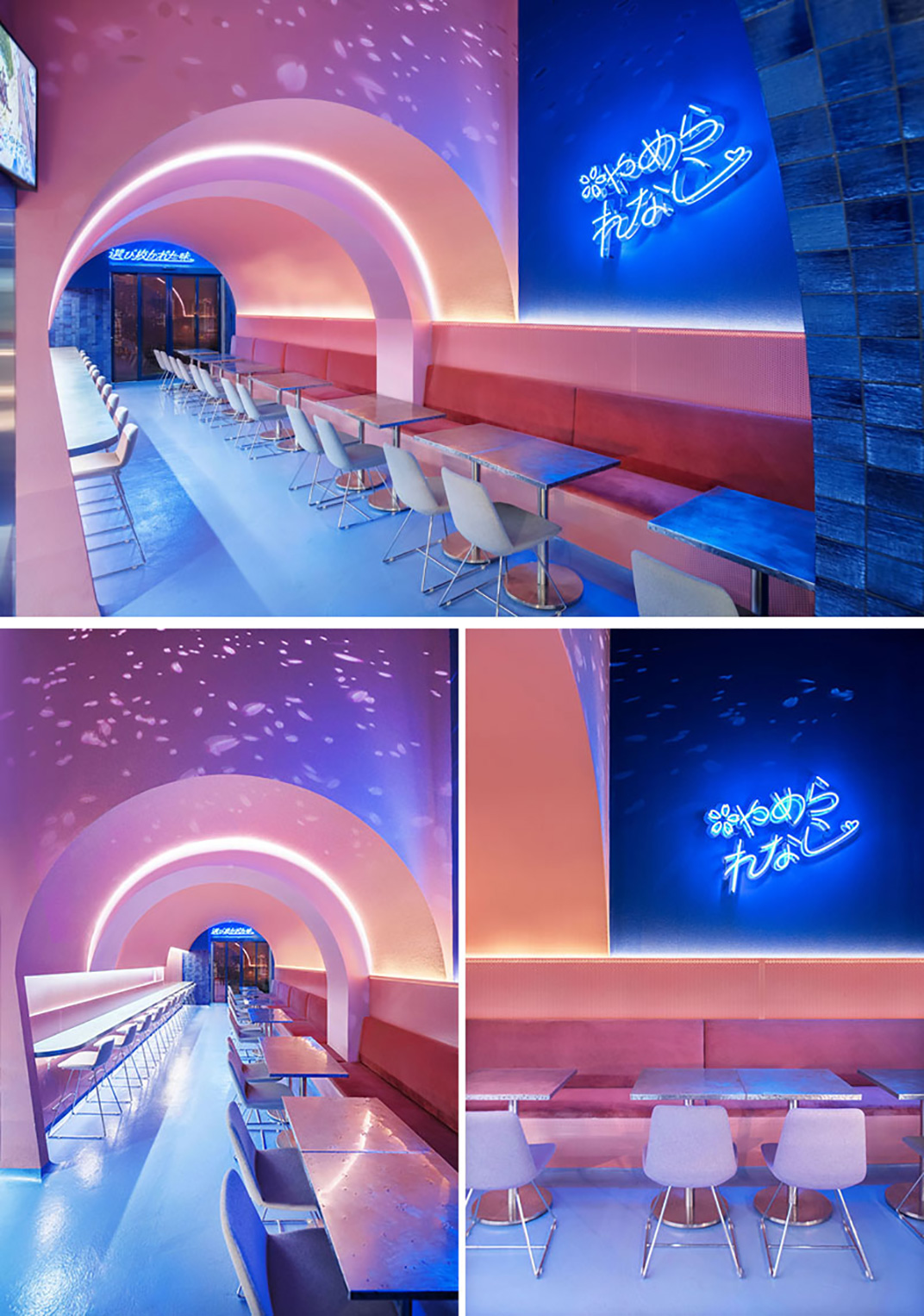 拉面餐厅WAGAYA 澳大利亚 日本 樱花 拉面 霓虹灯 logo设计 vi设计 空间设计