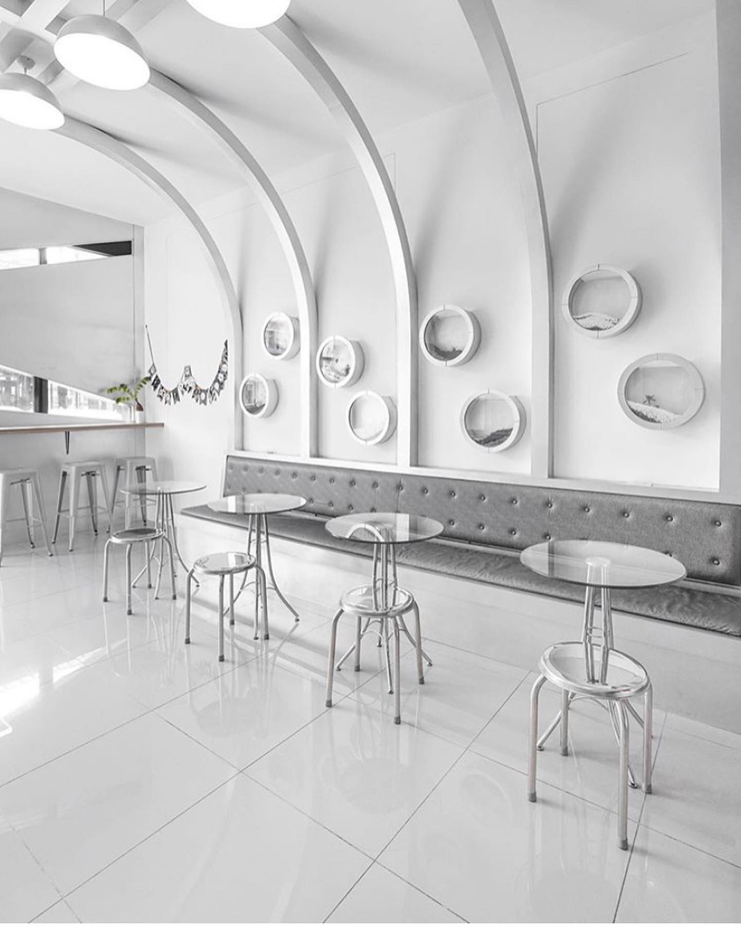 咖啡馆Puffy Cafe’ 泰国 清迈 咖啡馆 工业风 logo设计 vi设计 空间设计