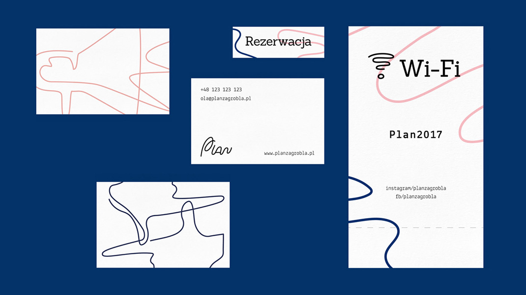 计划咖啡馆 波兰 咖啡馆 插图 菜单 logo设计 vi设计 空间设计