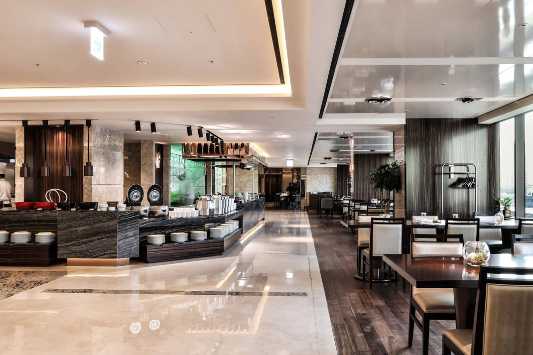 酒店餐厅LOTTE HOTEL BUSAN 韩国 酒店 logo设计 vi设计 空间设计