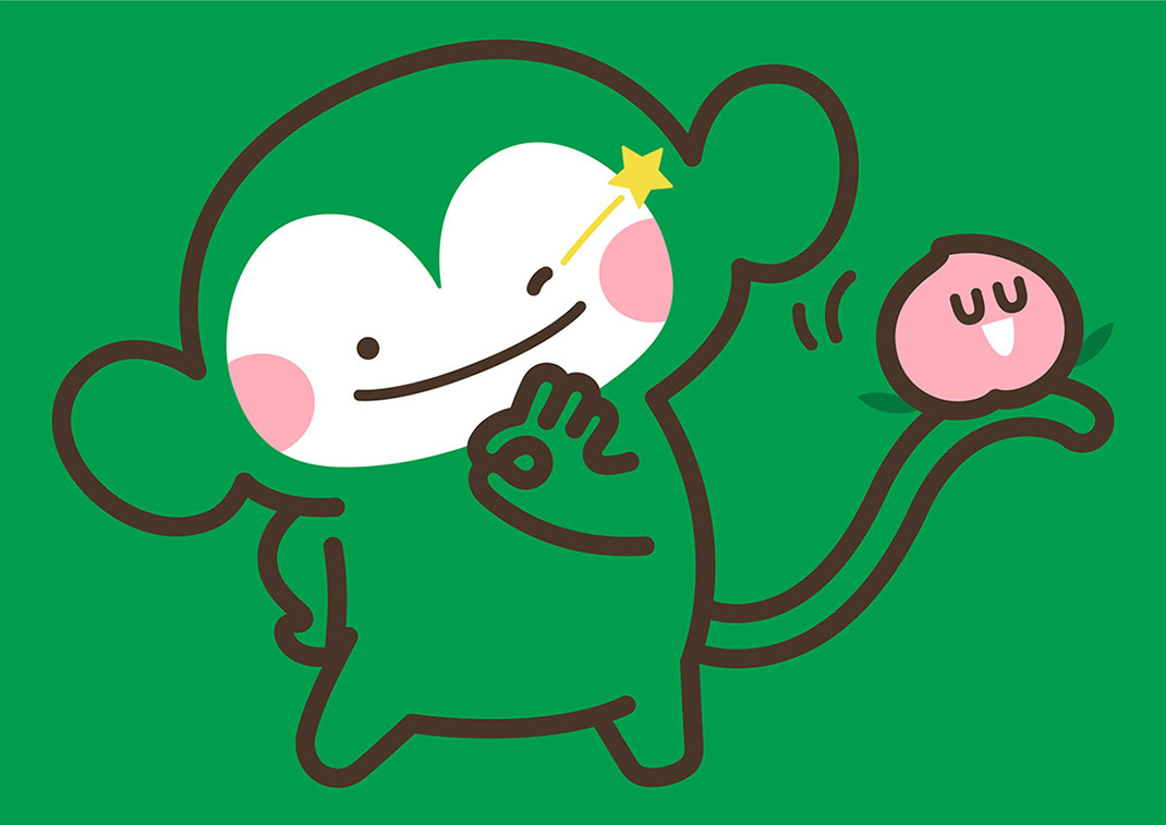 宝塔百果园品牌形象升级设计 深圳 水果 猴子 吉祥物 插画设计 包装设计 品牌升级 logo设计 vi设计 空间设计