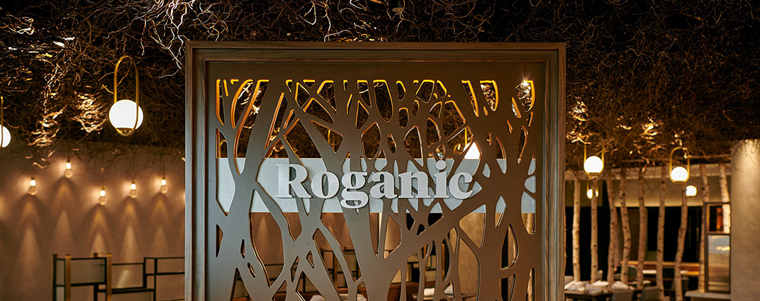 餐厅Roganic Hong Kong 香港 米其林 logo设计 vi设计 空间设计