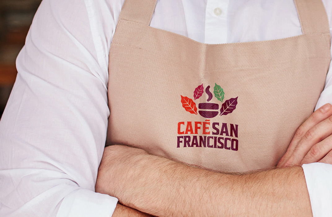 咖啡店CAFESAN FRANCISCO 美国 旧金山 咖啡店 字体设计 logo设计 vi设计 空间设计
