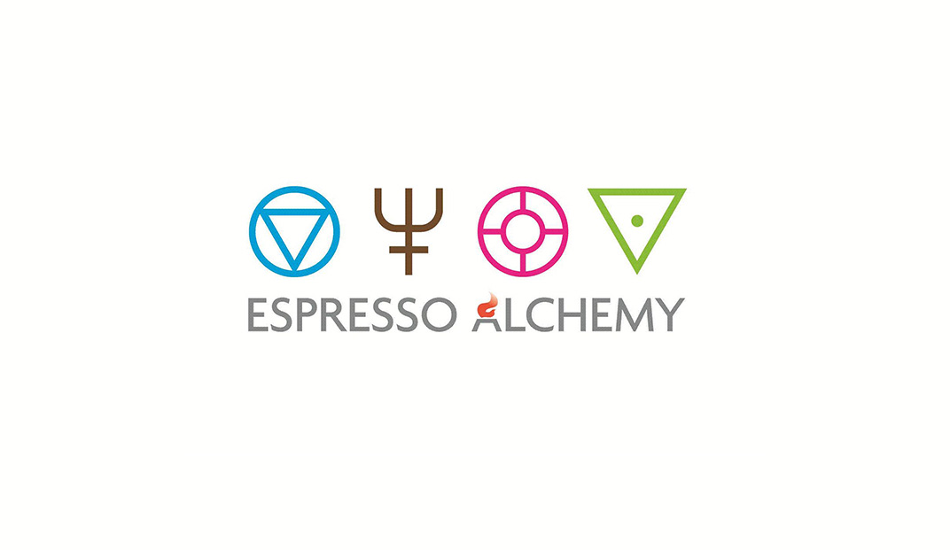 咖啡馆Espresso Alchemy 香港 咖啡店 字体设计 vi设计 空间设计