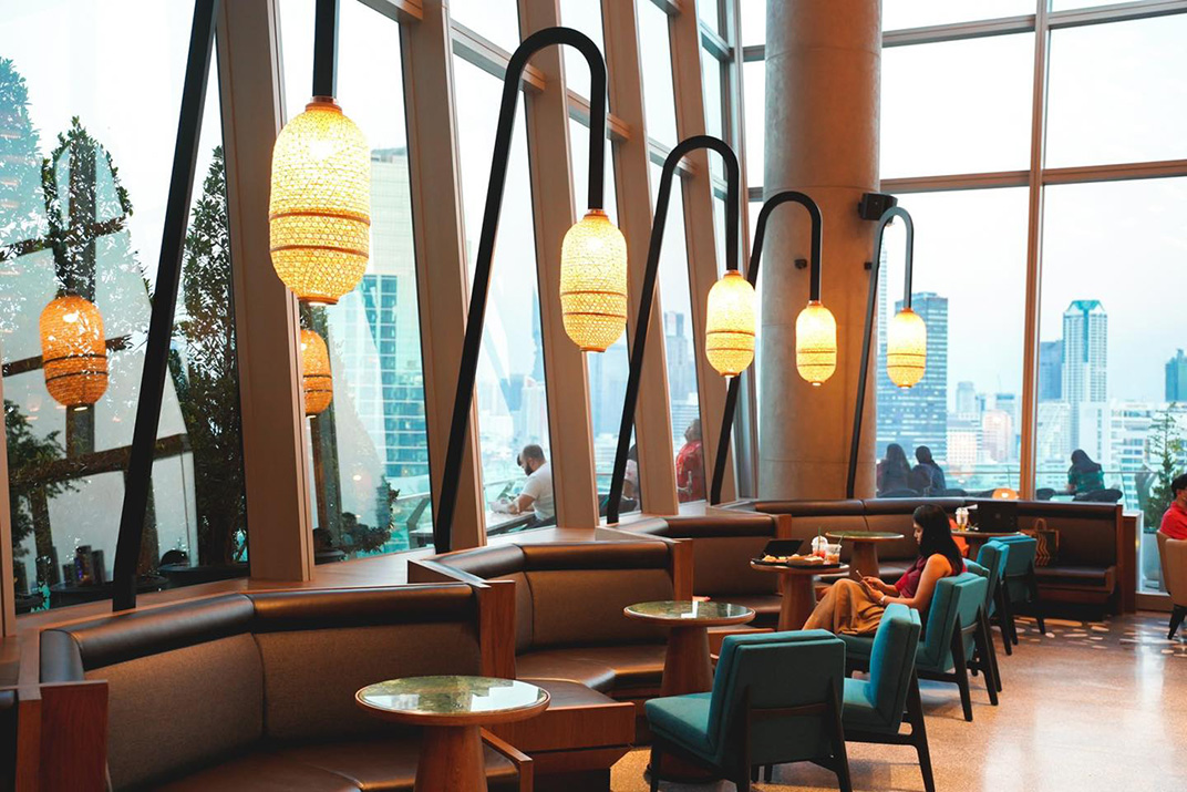 曼谷最大星巴克Starbucks Reserve 泰国 星巴克 咖啡店 酒吧 阵列 木材 旗舰店 logo设计 vi设计 空间设计