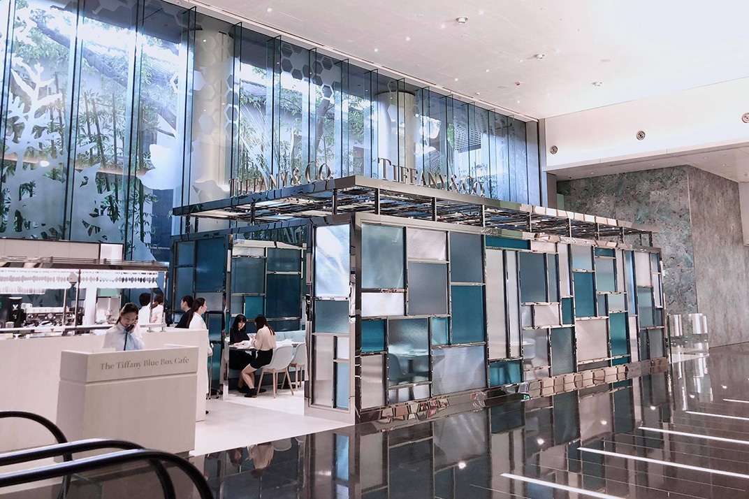 全球第二间！ Tiffany & co Café 香港 下午茶 咖啡店 清新 logo设计 vi设计 空间设计