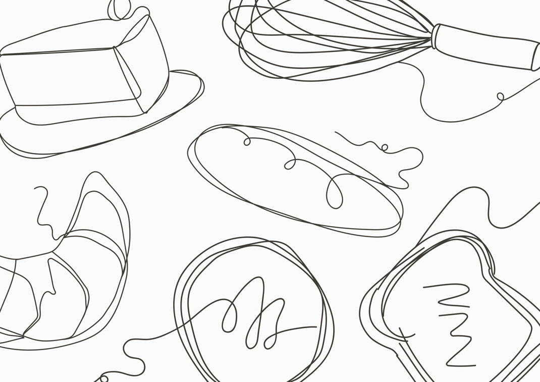 麦籽丘田 充满温度的品牌调性 香港 面包店 插画设计 手绘设计 包装设计 logo设计 vi设计 空间设计