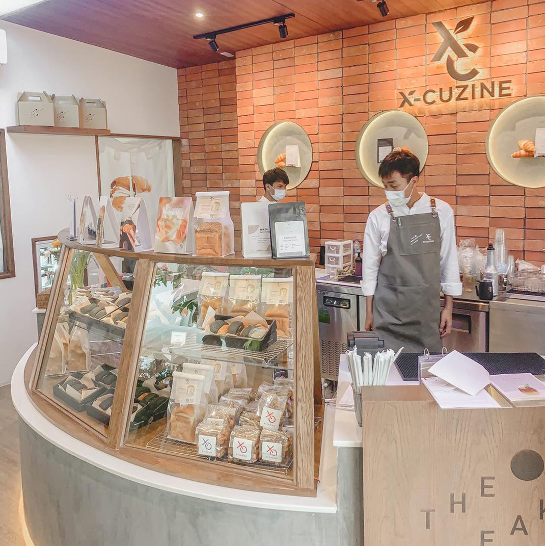 咖啡馆Seenbangkok Xcuzine 泰国 咖啡店 网红店 logo设计 vi设计 空间设计