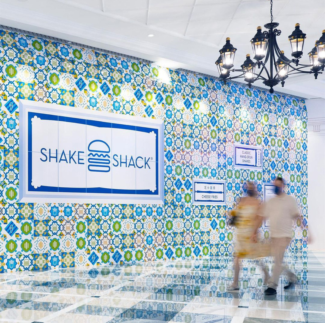 Shake Shack Hong Kong 澳门伦敦人 澳门 汉堡店 插图 包装 logo设计 vi设计 空间设计