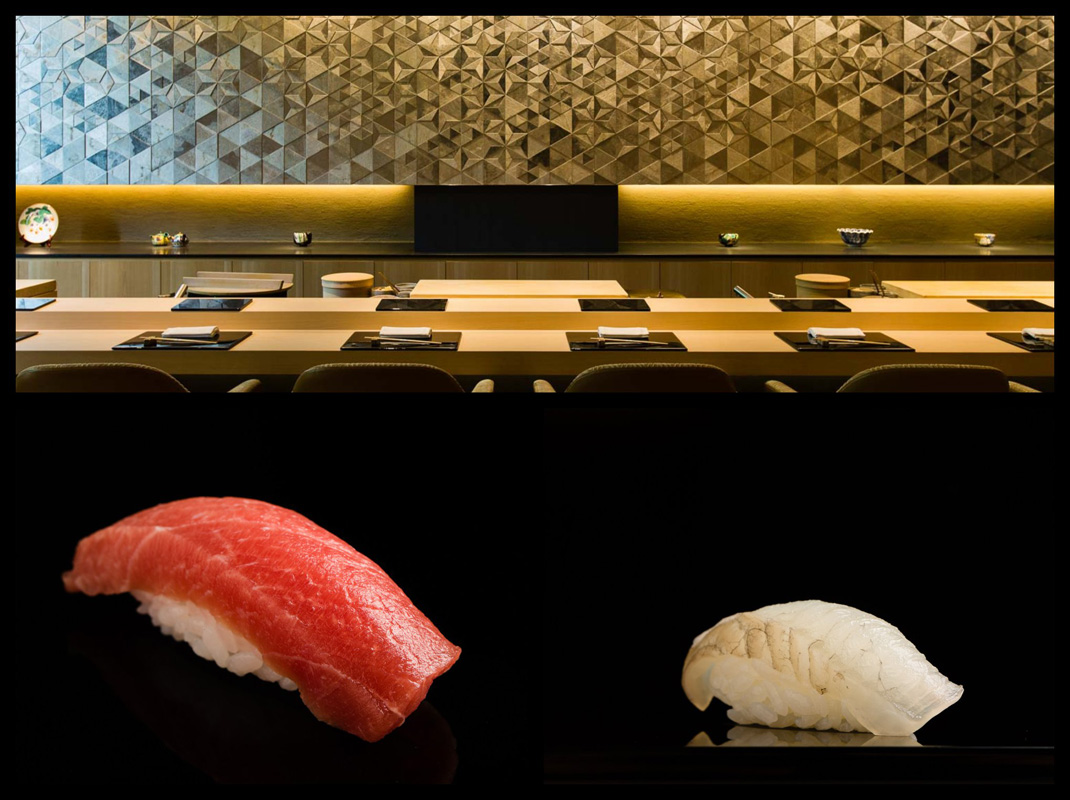 寿司餐厅Sushi Wakon，日本 logo设计 vi设计 空间设计