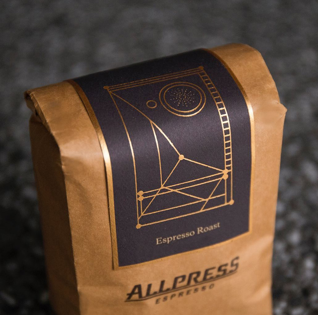咖啡店Allpress Espresso 新西兰 咖啡店 字体设计 点线面 包装设计 logo设计 vi设计 空间设计