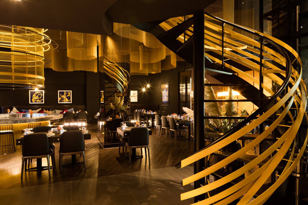 现代欧式餐馆Orchid Restaurant 蘭 台湾 主题餐厅 金属网 主题餐厅 logo设计 vi设计 空间设计