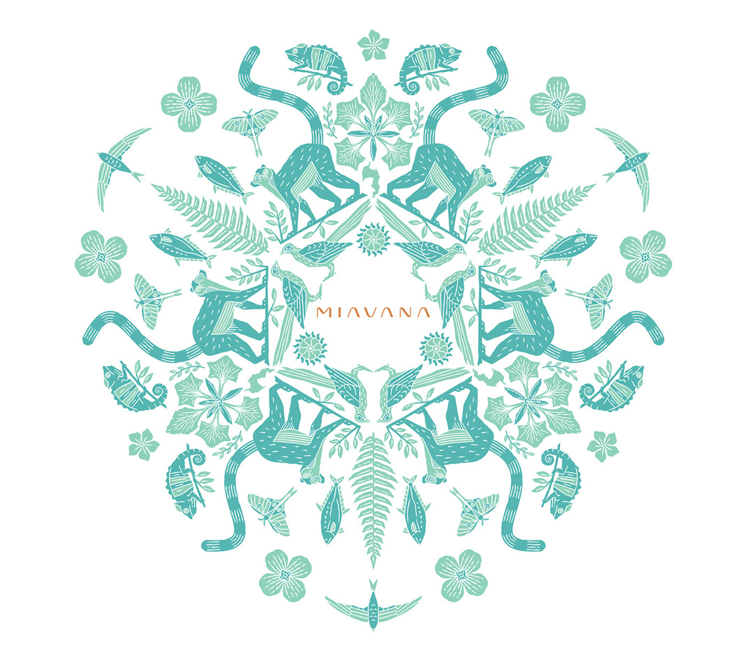 海岛酒店餐厅Miavana 南非 酒店餐厅 海岛 度假村 插画设计 包装设计 logo设计 vi设计 空间设计