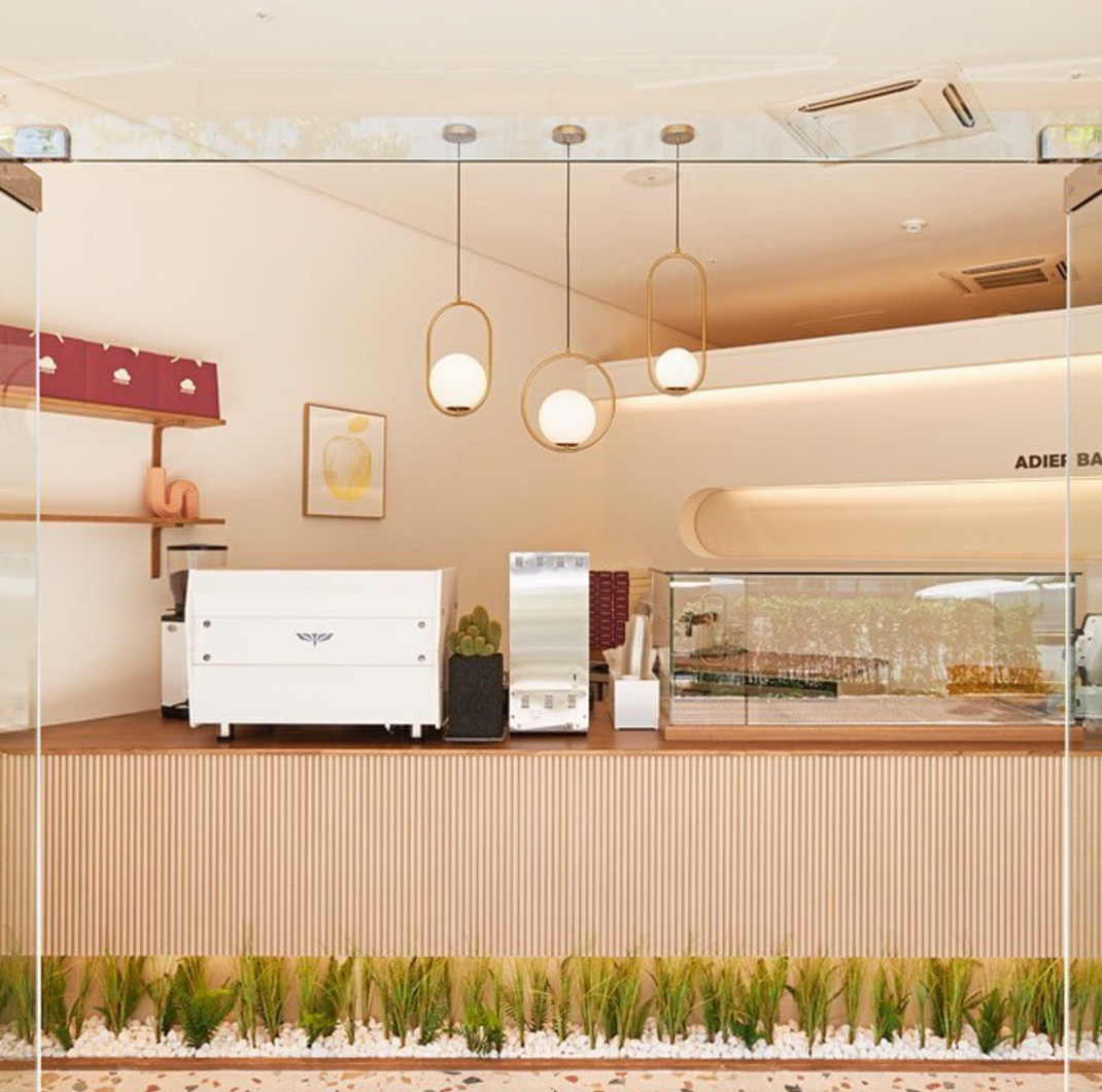 咖啡店ADIER 韩国 咖啡店 logo设计 vi设计 空间设计