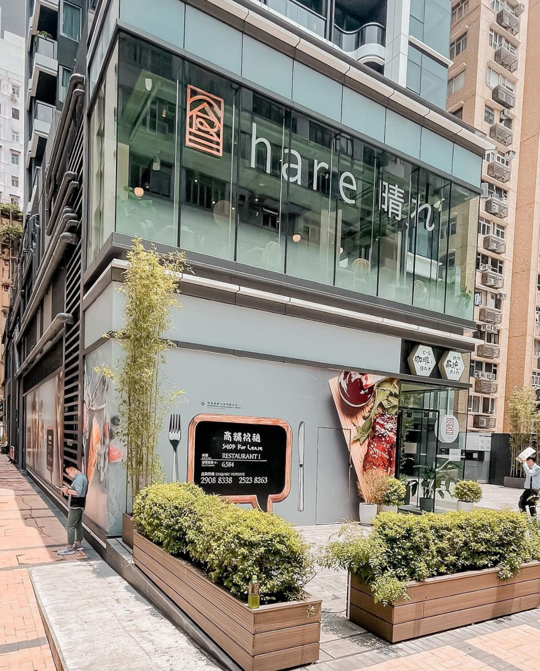 咖啡店Hare 晴舍 香港 咖啡店 字体设计 logo设计 vi设计 空间设计
