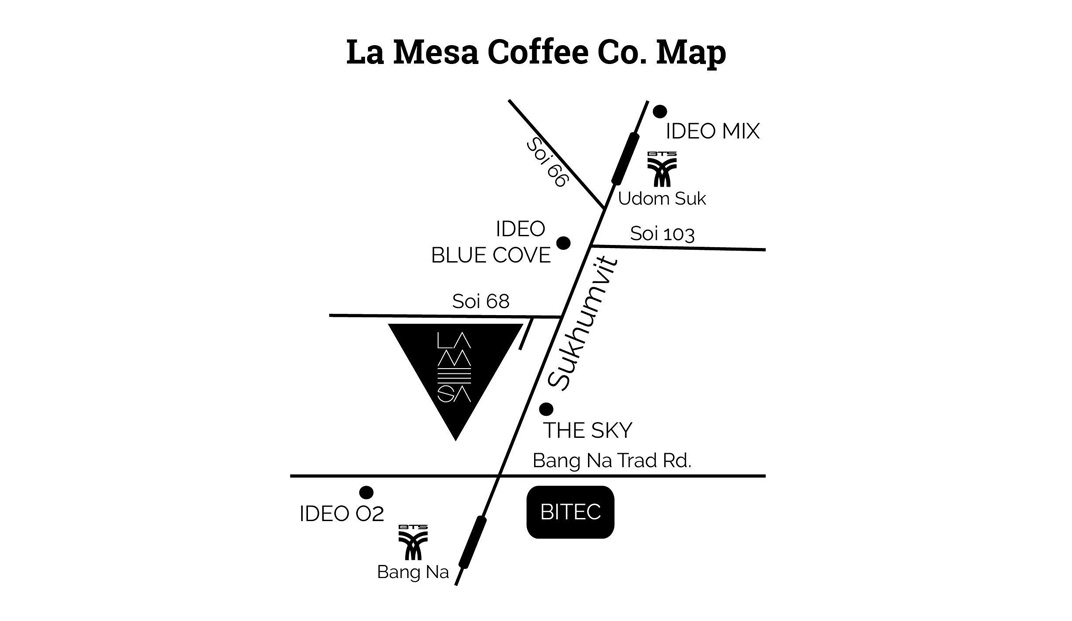 咖啡店La Mesa Coffee Co 泰国 曼谷 咖啡店 字母设计 logo设计 vi设计 空间设计