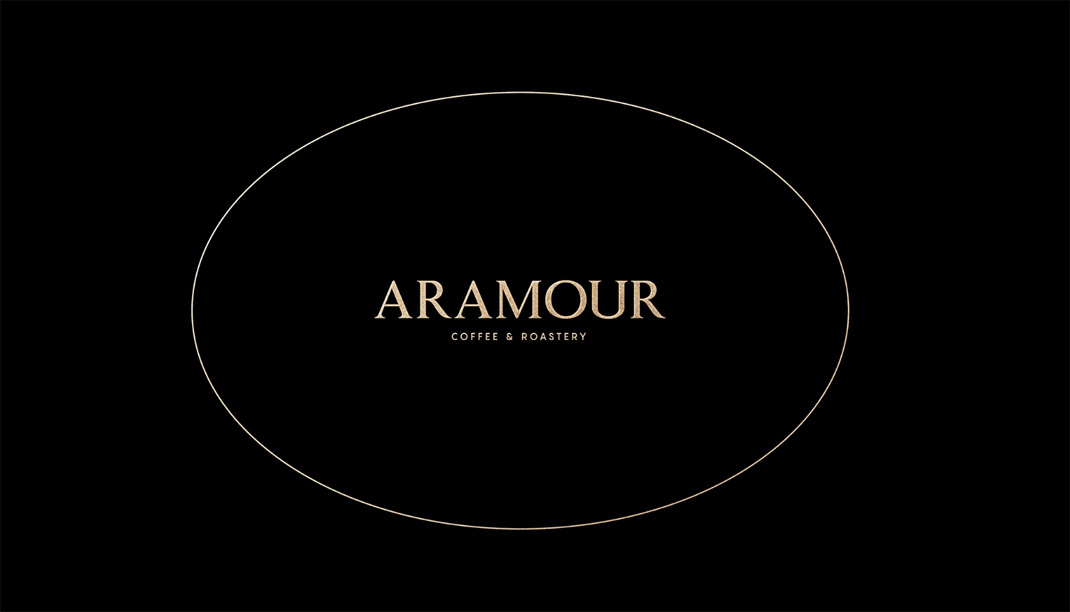 咖啡馆Aramour包装设计 越南 咖啡店 插画设计 包装设计 logo设计 vi设计 空间设计