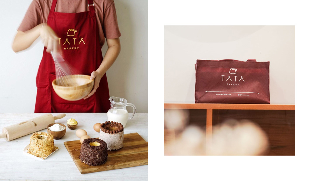 咖啡店Tata Cakery，印度 logo设计 vi设计 空间设计