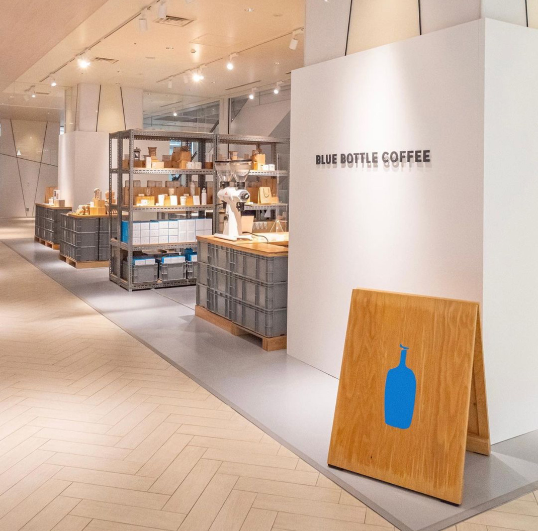 蓝瓶咖啡店Blue Bottle Coffee 日本 咖啡店 极简 包装设计 logo设计 vi设计 空间设计