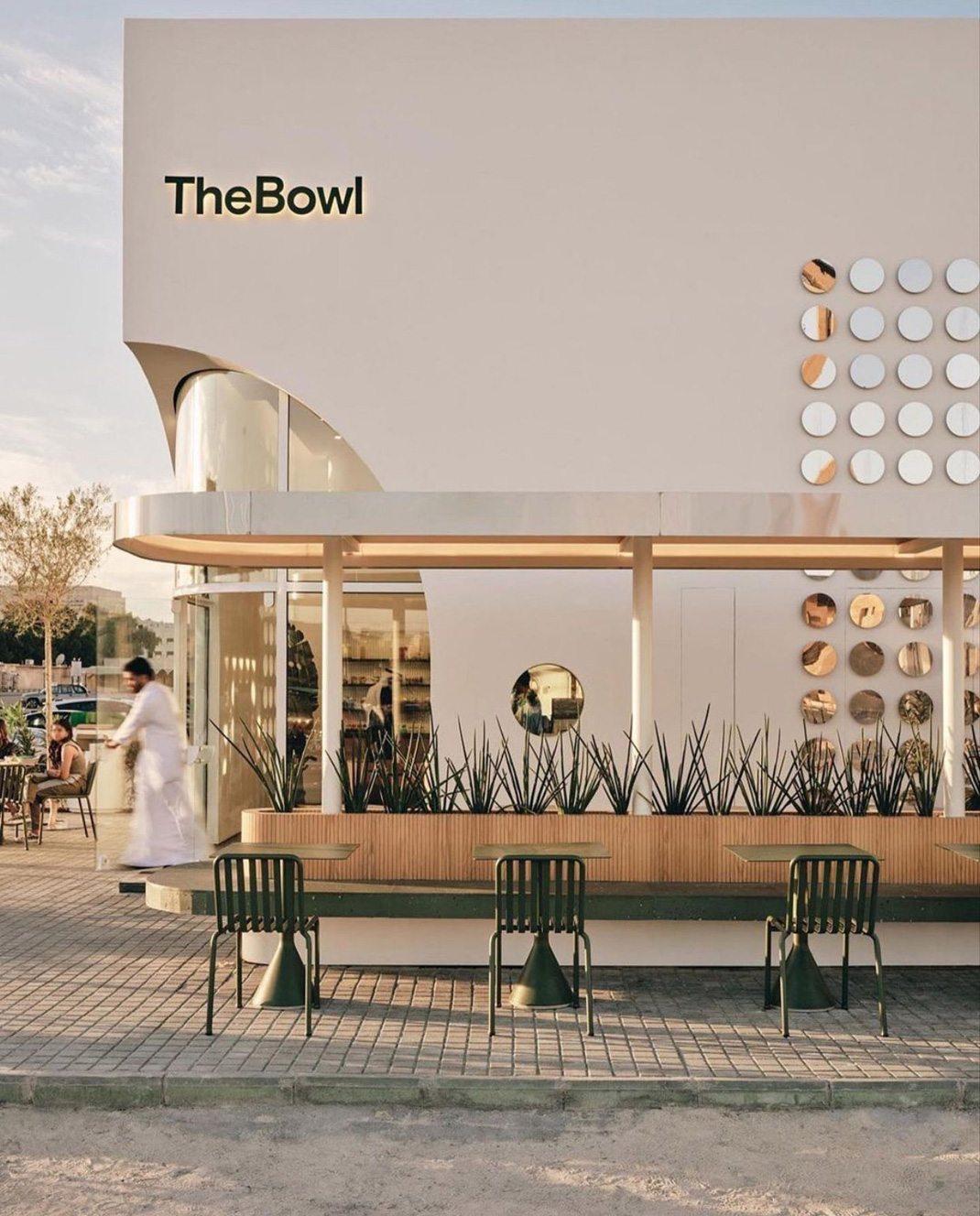 咖啡店TheBowl 韩国 咖啡店 异形 logo设计 vi设计 空间设计