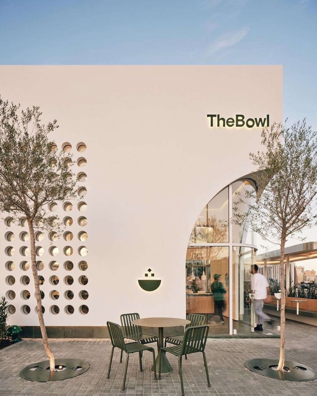 咖啡店TheBowl 韩国 咖啡店 异形 logo设计 vi设计 空间设计