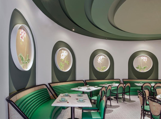 绿色主题餐饮空间，香港