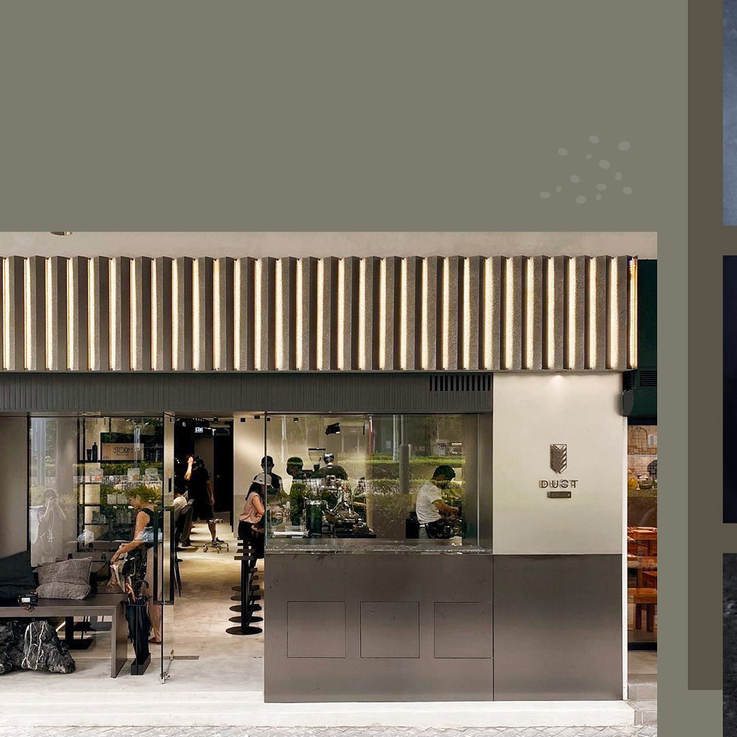 咖啡店Duet Cups 香港 咖啡店 logo设计 vi设计 空间设计