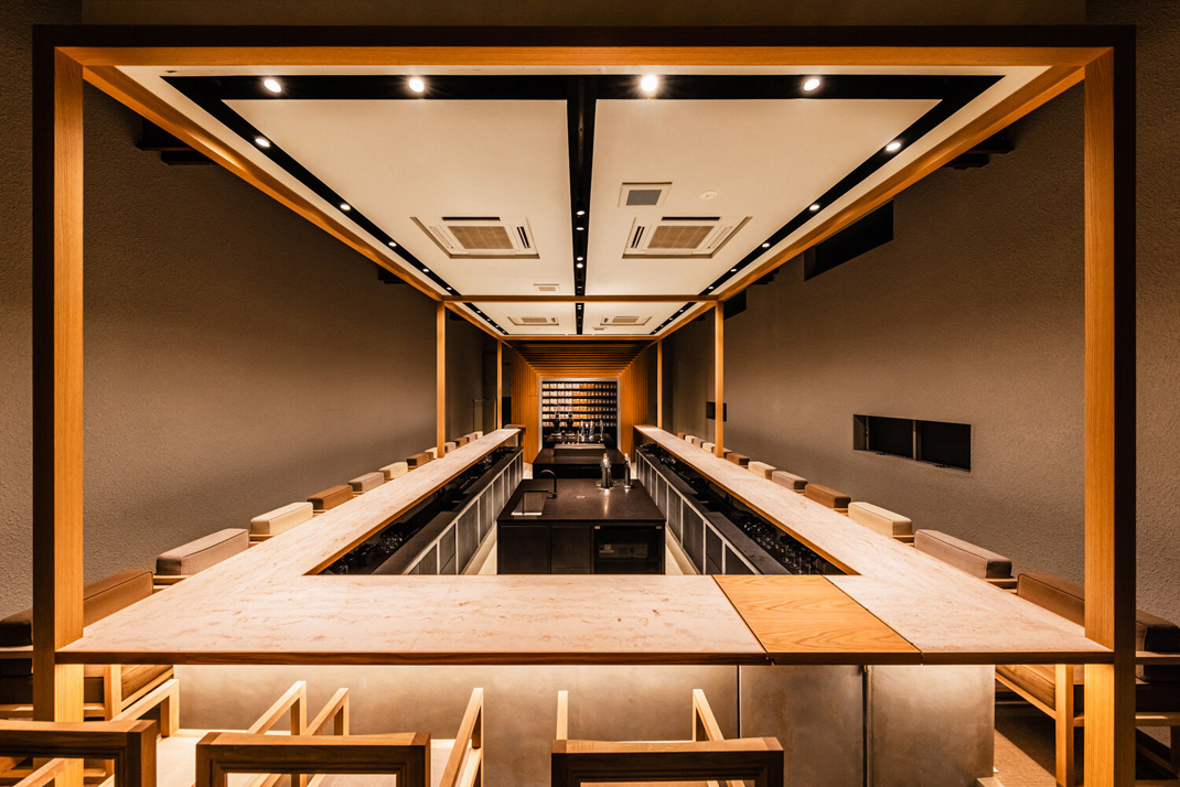 咖啡店KOFFEE MAMEYA 日本 东京 咖啡店 小白橡实木 黄铜 大理石 logo设计 vi设计 空间设计