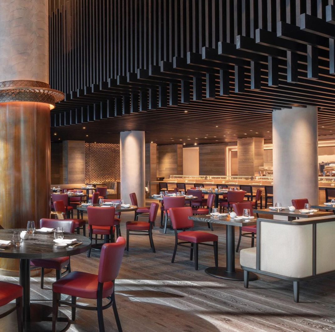 日式餐厅Nobu Hotel Chicago 美国 日式餐厅 酒吧 大理石 不锈钢 logo设计 vi设计 空间设计