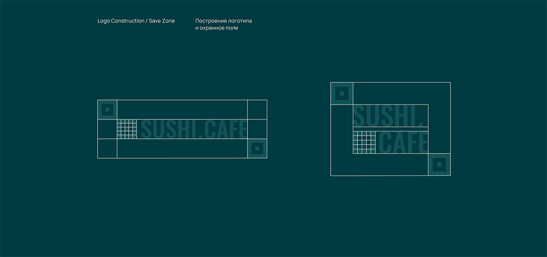 简约餐厅品牌Restaurant Brand Identity 俄罗斯 寿司 简约 包装设计 菜单 logo设计 vi设计 空间设计