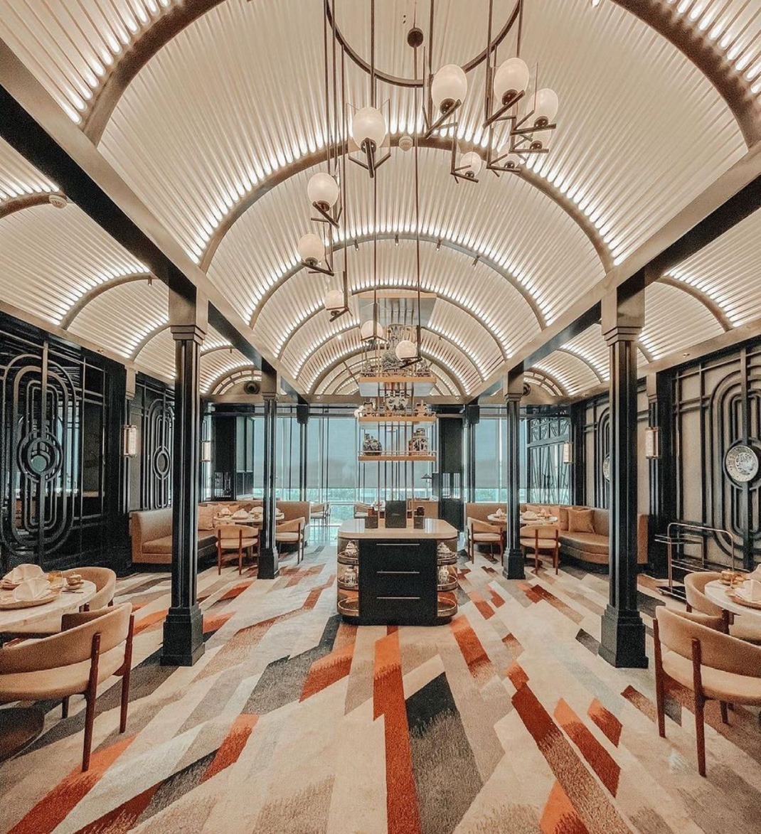 酒店餐厅Swissôtel Jakarta 印度尼西亚 雅加达 酒店餐厅 中国 金属 弧形 logo设计 vi设计 空间设计