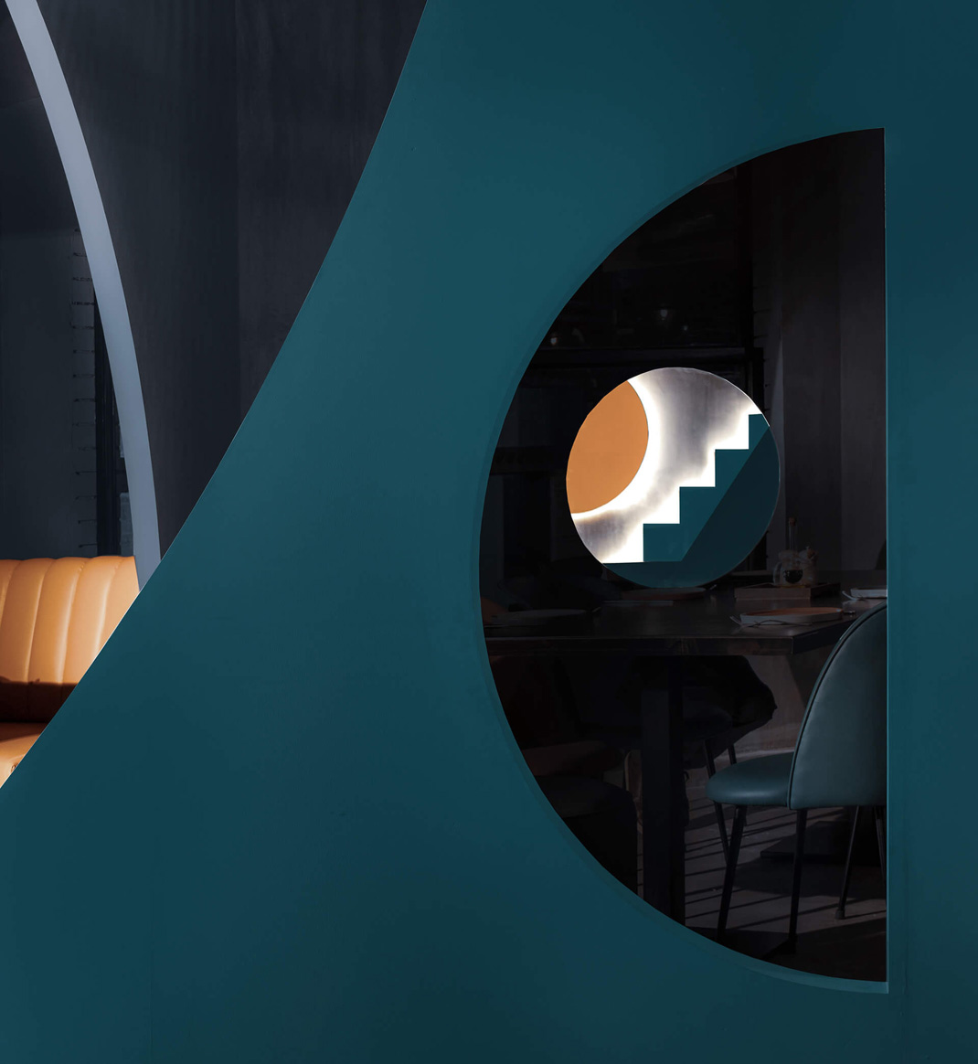 几何化图形元素咖啡馆 印度 咖啡店 几何 画廊 配色 logo设计 vi设计 空间设计