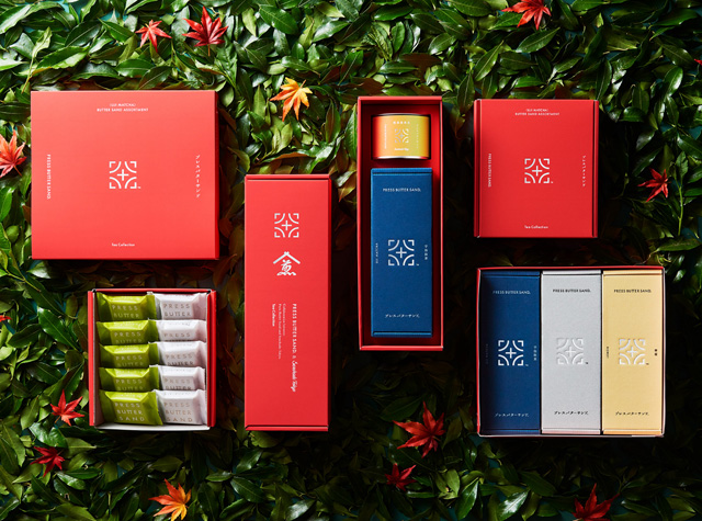 PRESS BUTTER SAND - 茶系列包装设计，日本 | Designer by BAKE INC.