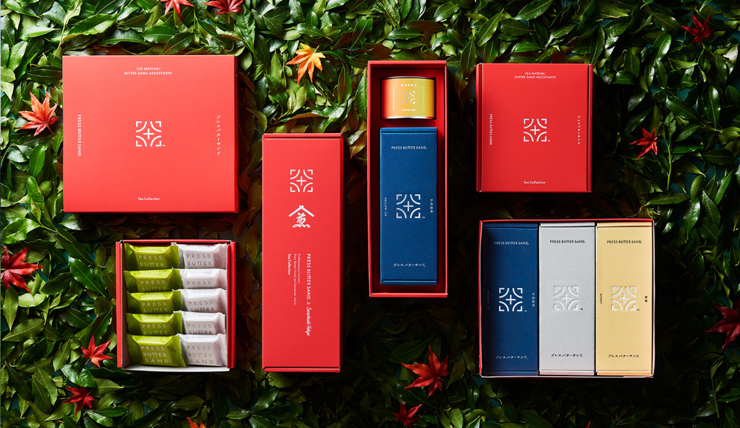 PRESS BUTTER SAND - 茶系列包装设计，日本 | Designer by BAKE INC.