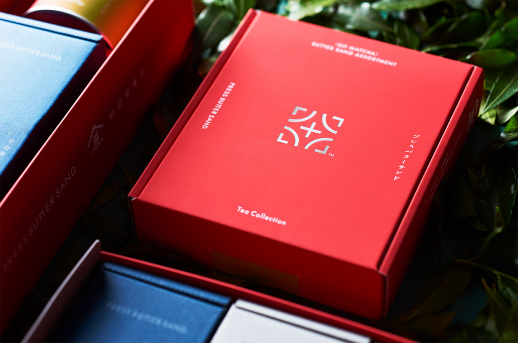 PRESS BUTTER SAND 茶系列包装设计 日本 茶 包装设计 摄影 礼盒 logo设计 vi设计 空间设计
