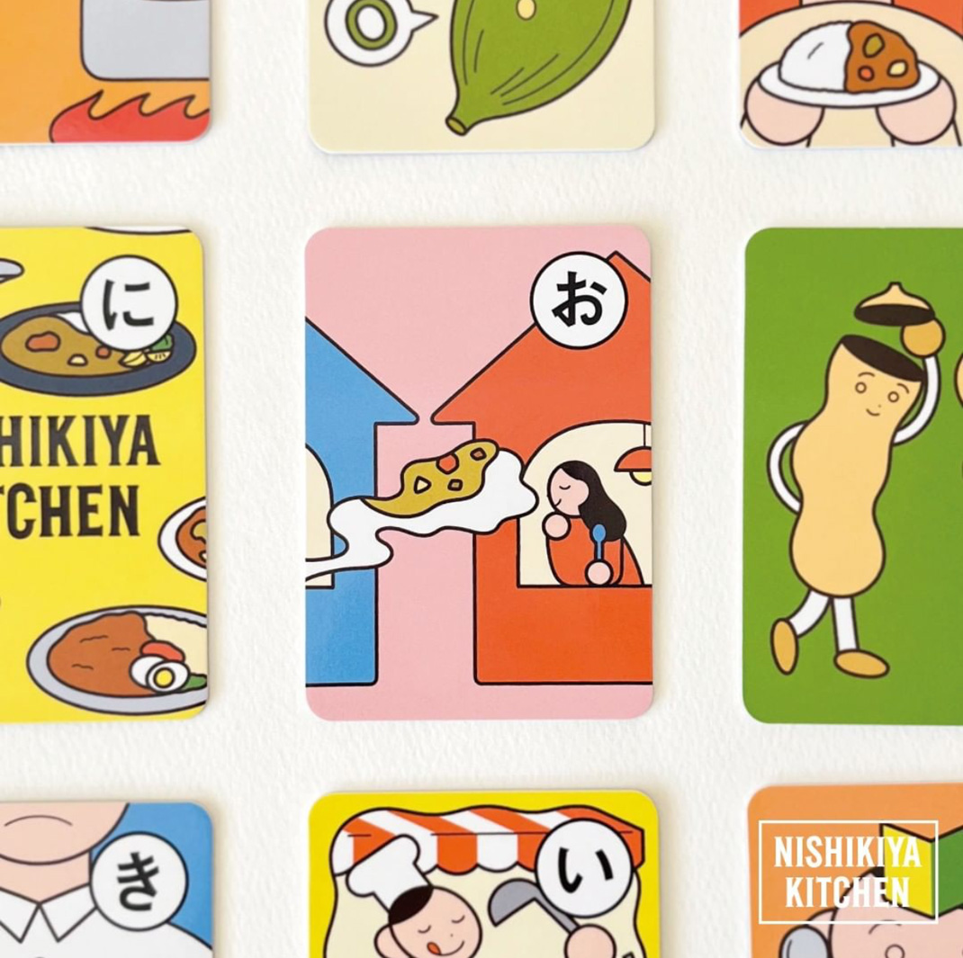 食物插图Nishikiya Kitchen 日本 插画 食物 插图 海报设计 logo设计 vi设计 空间设计