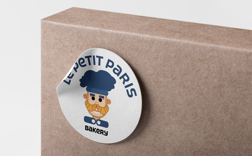 面包店Le petit Paris 布拉格 捷克共和国 面包店 小巴黎 插画设计 logo设计 vi设计 空间设计