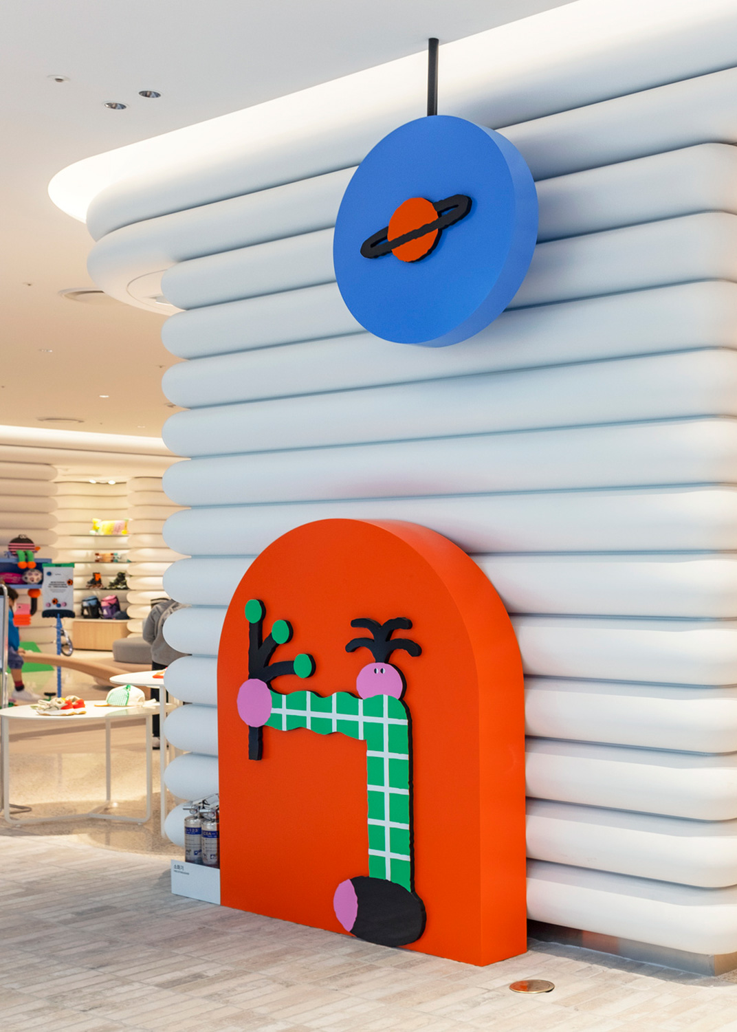 儿童概念品牌空间小星球 韩国 儿童 概念店 插画设计 导视设计 图形设计 logo设计 vi设计 空间设计