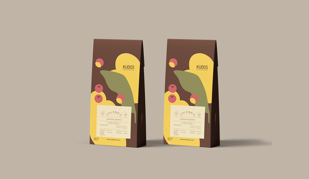 糕点包装设计KUDOS COFFEE，韩国首尔 | Designer by interground design