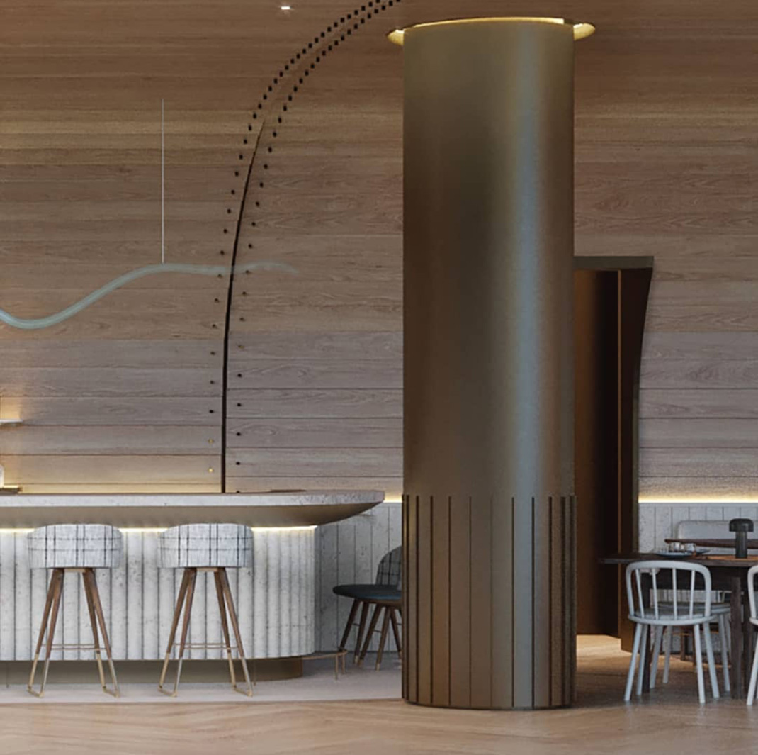 酒吧餐厅Drift Halifax 加拿大 酒吧 金属 橡木 现代 logo设计 vi设计 空间设计
