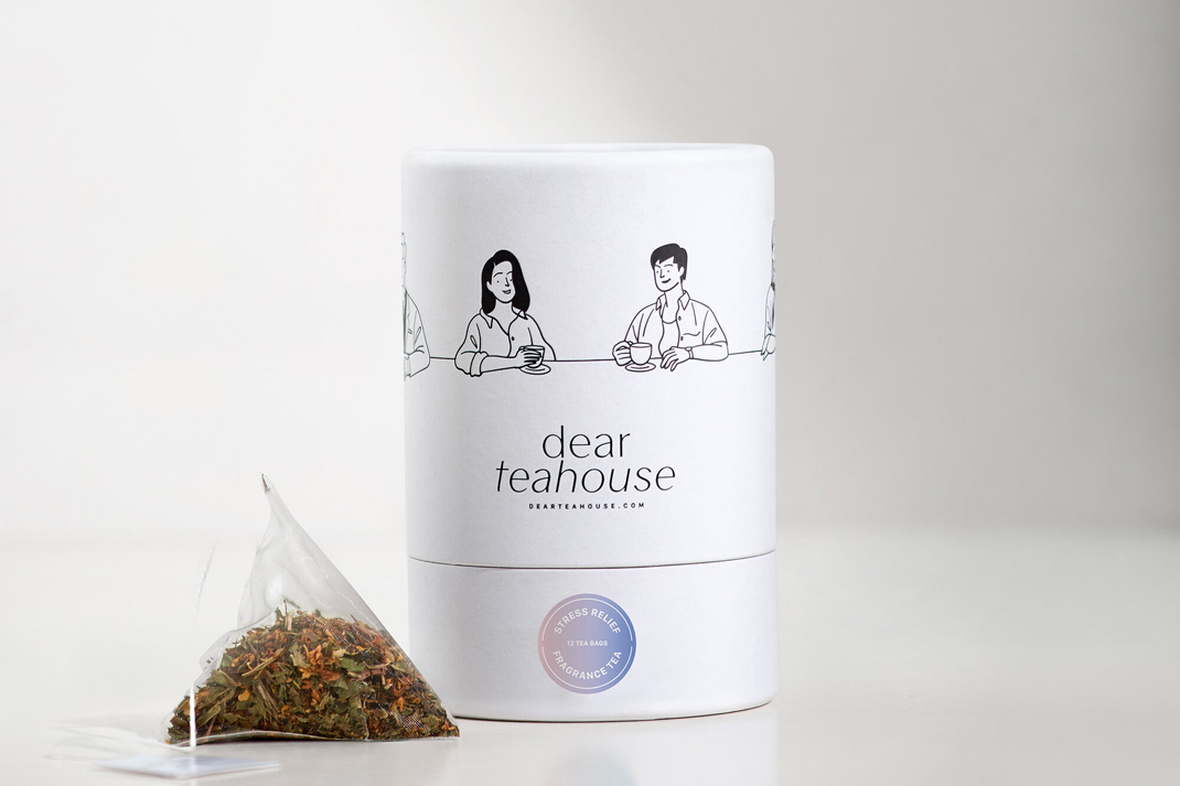 极简主题茶馆Dear TeaHouse 越南 茶馆 茶艺 装置 白色 木质 主题 极简 logo设计 vi设计 空间设计