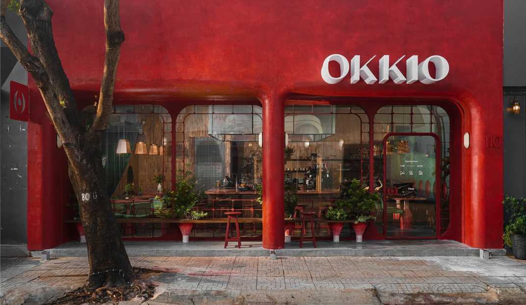 咖啡馆Okkio Caffe，越南，胡志明市 | Designer by Red5studio